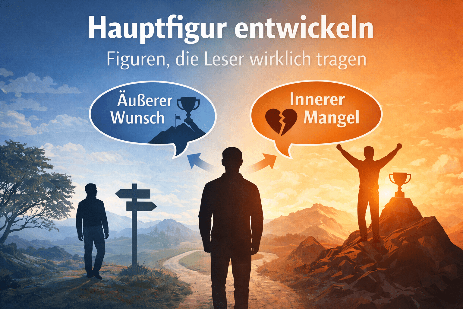 Hauptfiguren entwickeln - Figuren die Leser durch einen Roman tragen.